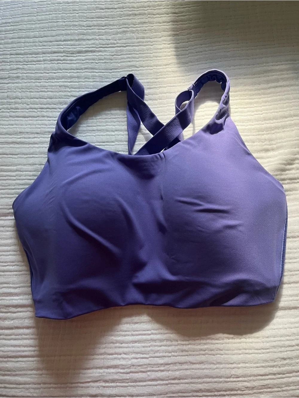 Lululemon Purple Cross-Back Sports Bra